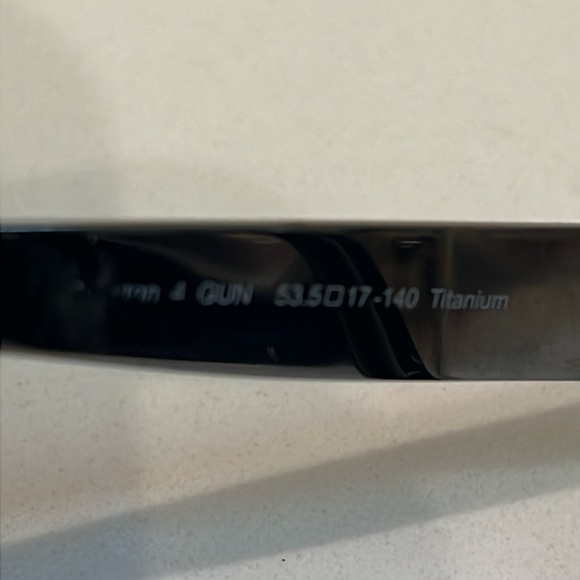 Freudenhaus Munich Germany Titanium Gun 53.5 - 17 140 Men’s Glasses - Picture 3 of 8